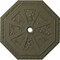 Ekena Millwork Spring Octagonal Medallion (Canopies up to 3"), 29 1/8"OD x 2 1/4"ID x 1 1/8"P, Painted Turtle CM30SPPTF - alternate 1